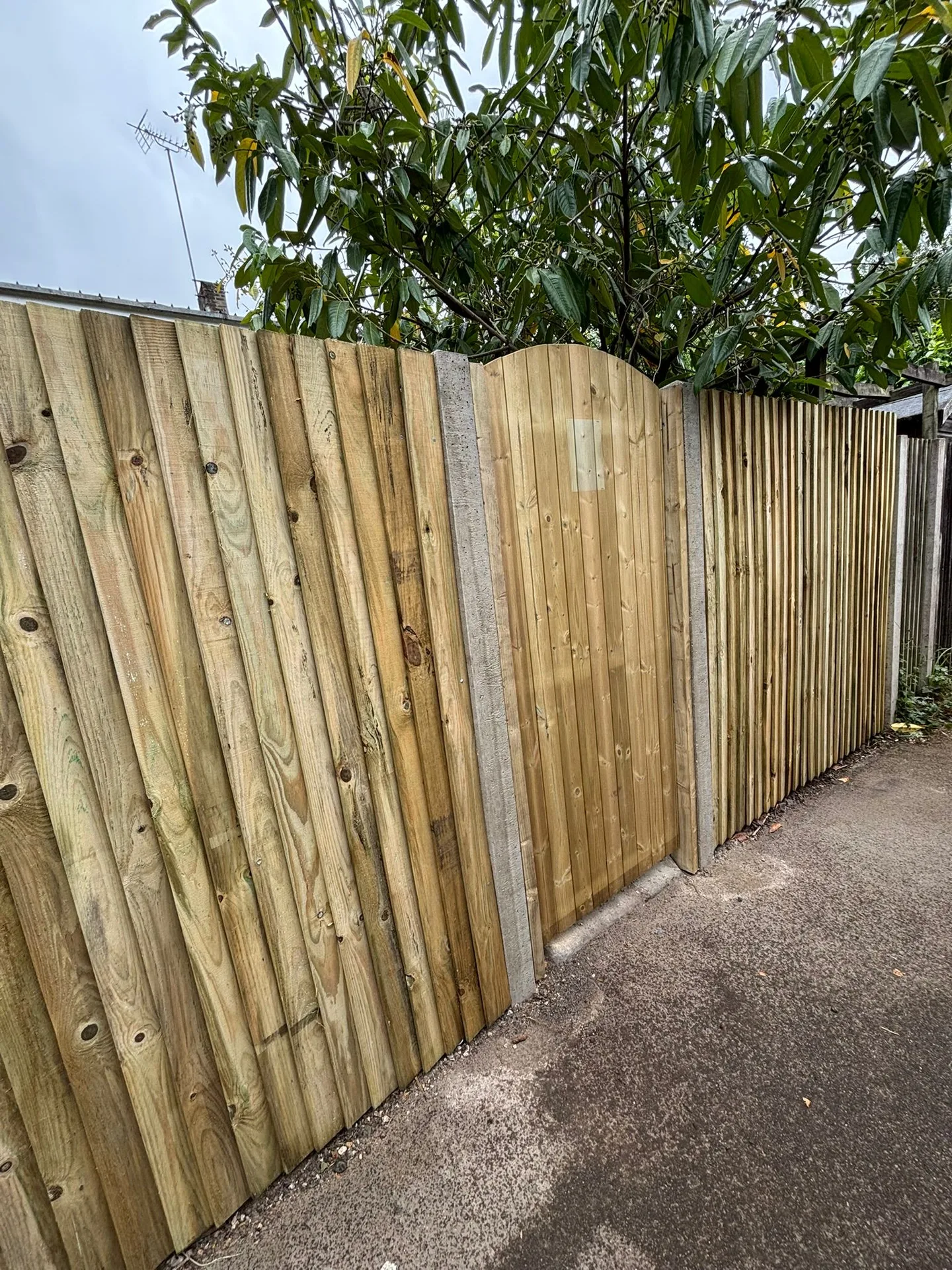 Premium Cedar Slatted Fencing London