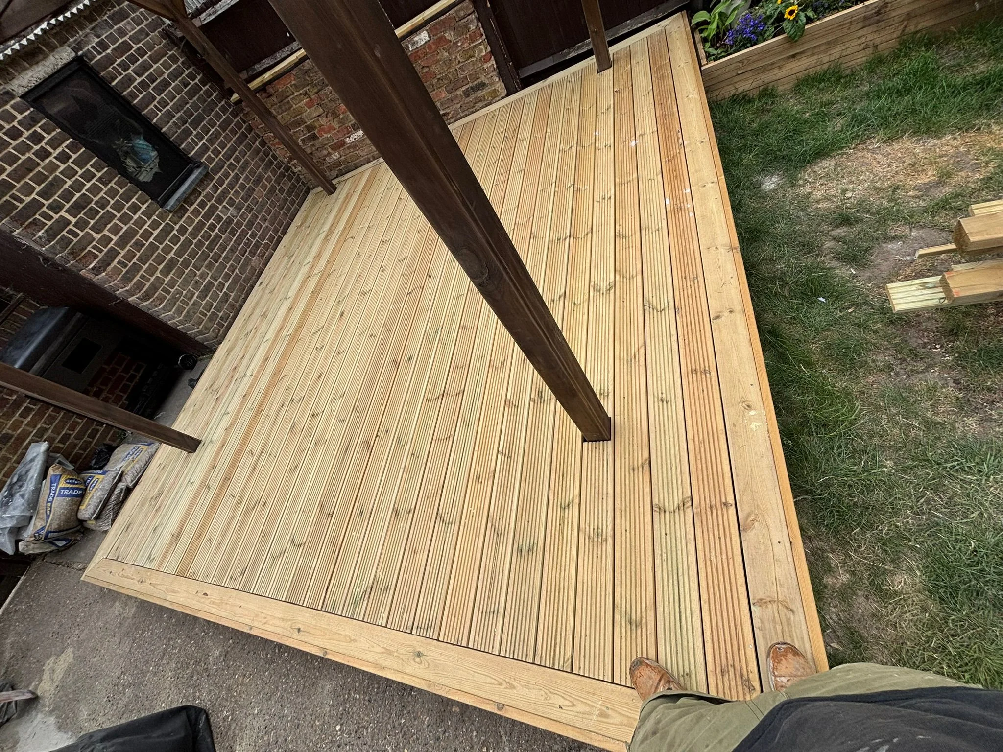 Timber Decking Installation completed