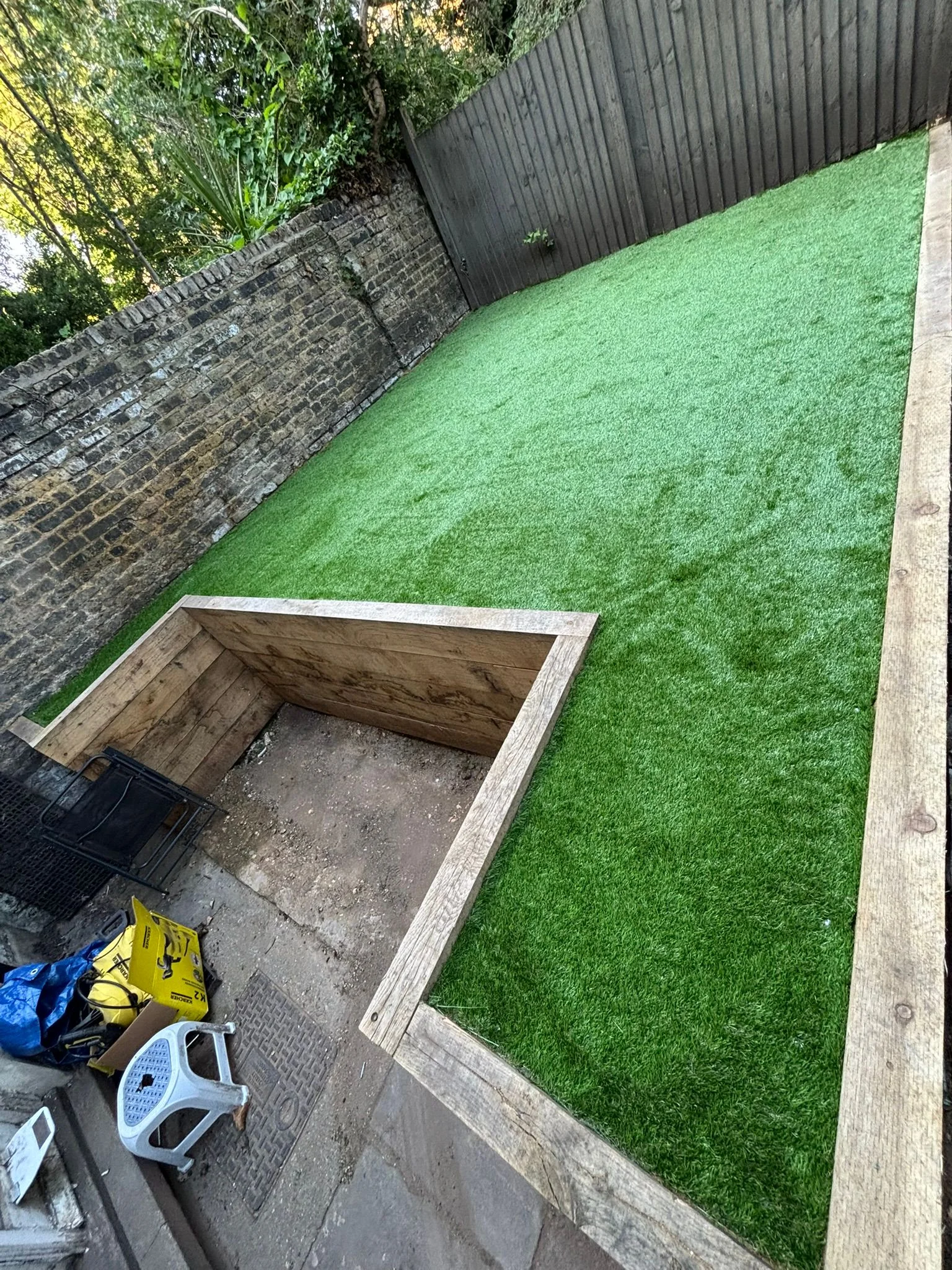 Turfing & Path Layout completed