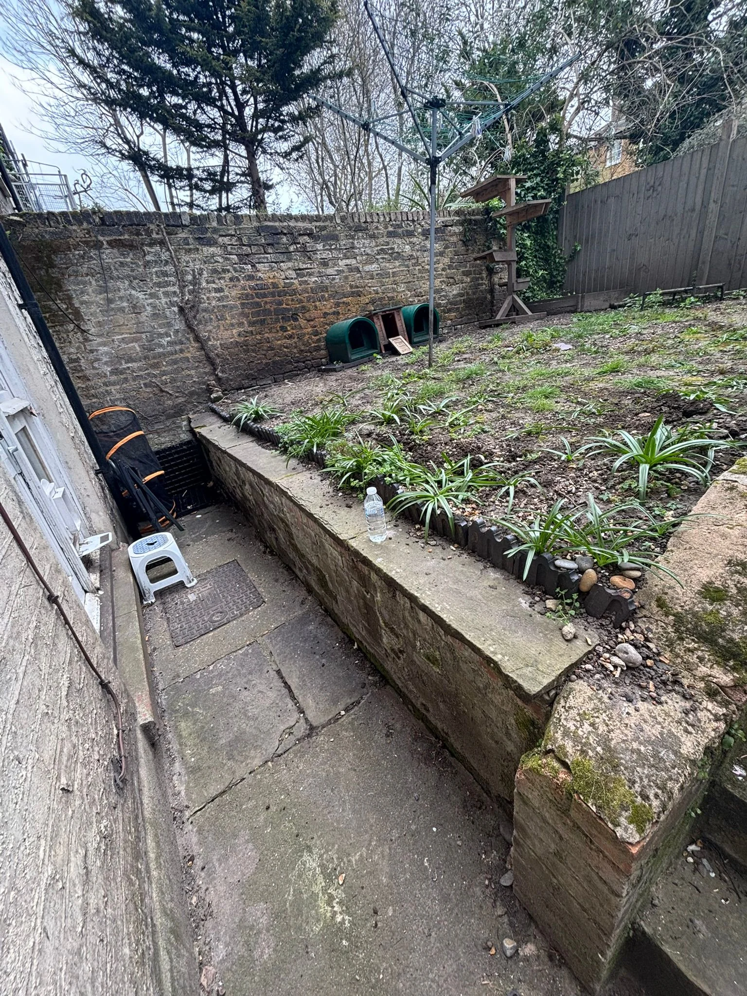 Turfing & Path Layout before work