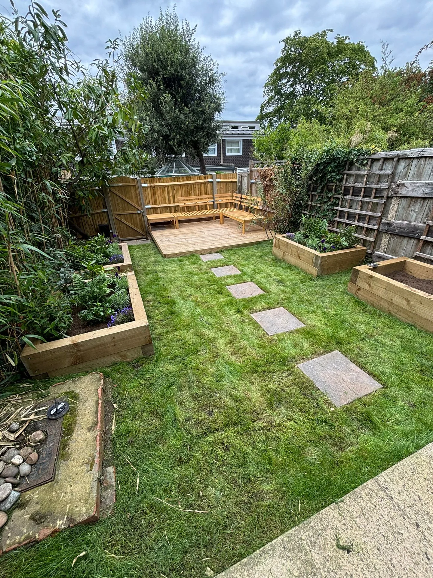 Full Garden Makeover After Transformation